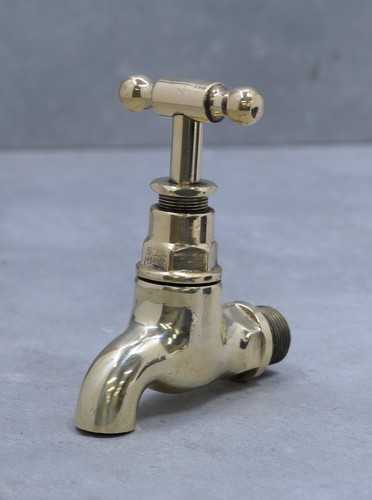 Vintage brass bib - tap,