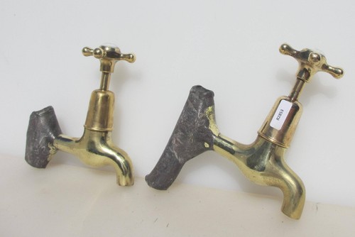 Victorian brass taps belfast - brass,