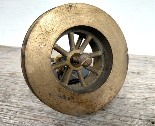 Vintage solid brass plug - vintage,